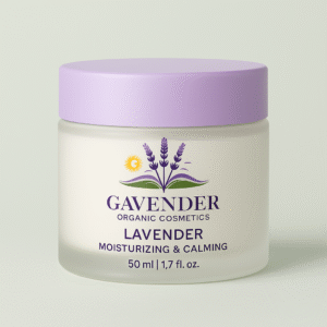 Crema facial de lavanda
