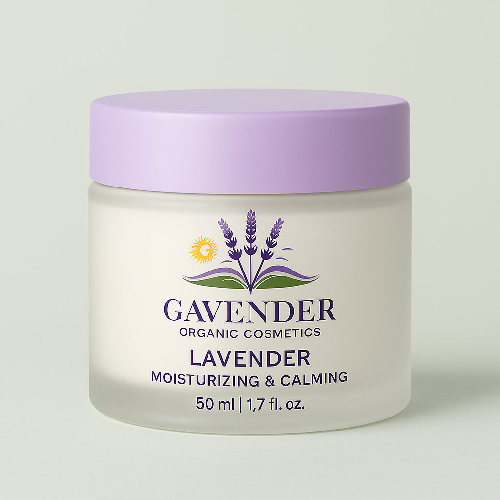 Crema facial de lavanda